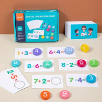 Thumbnail for Math Tokens™ - Counting & Solving - Arithmetic Cards Children