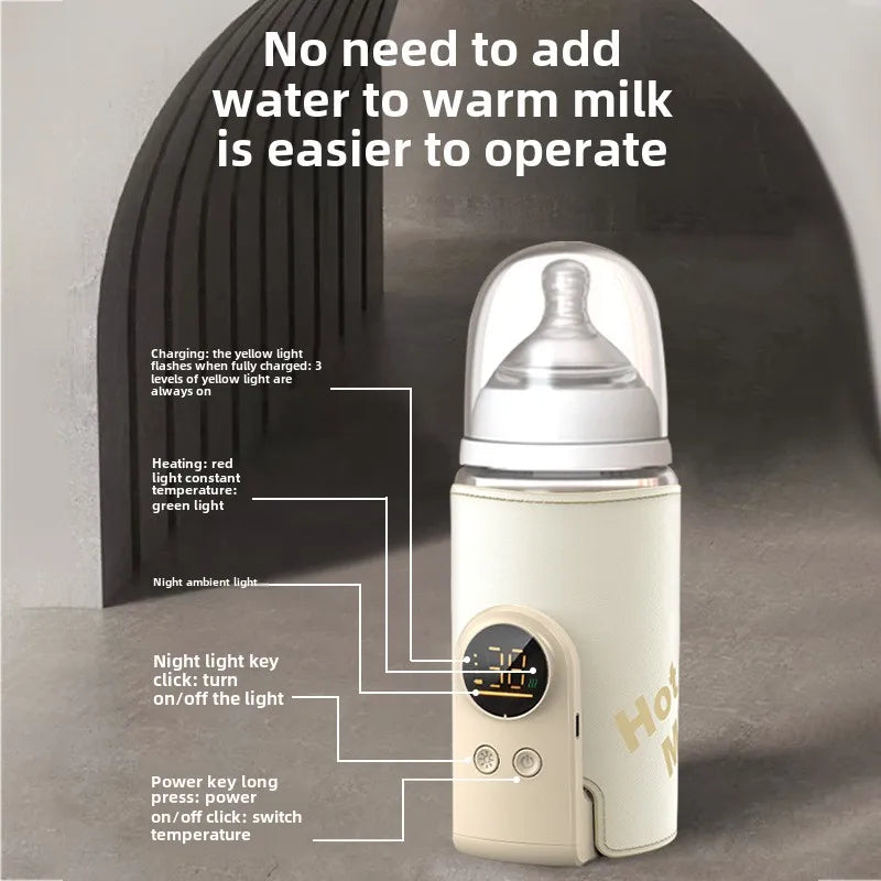 SmartBottle - Always Warm & Ready - Wireless rechargeable milk warmer
