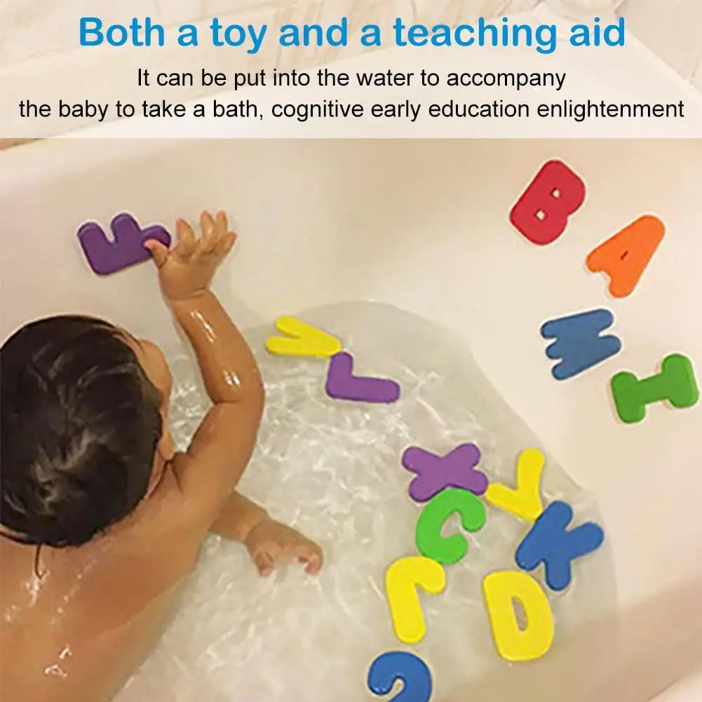 Colorful Bathing Letters™ - Educational & Fun - Colorful Bath Letters