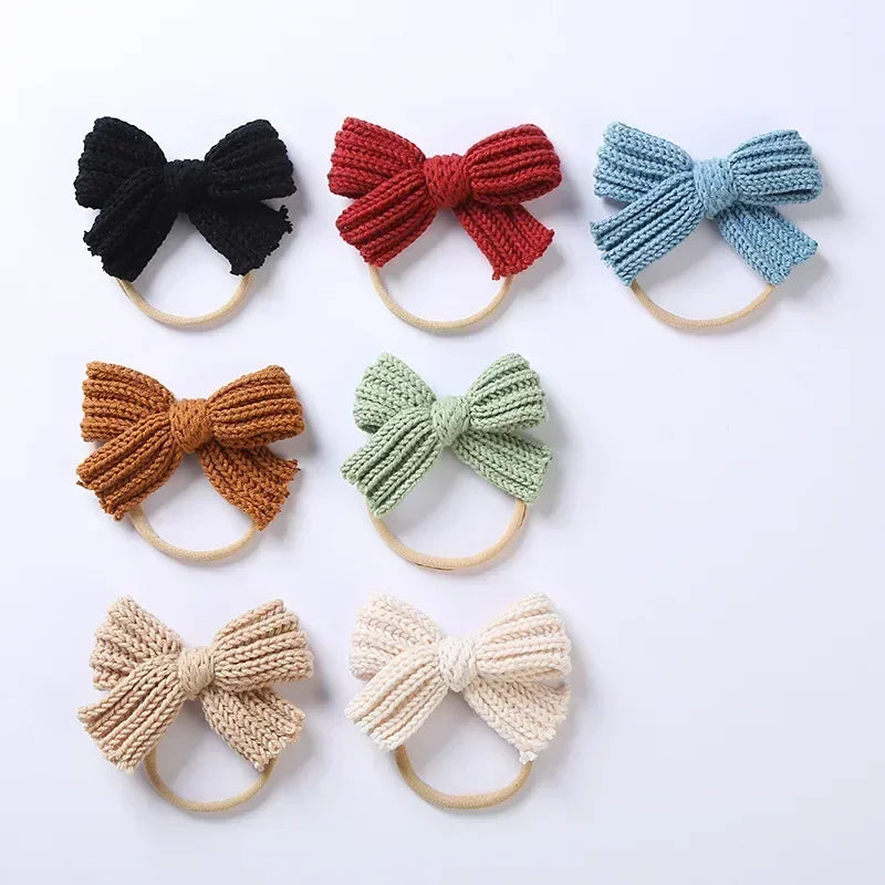 Mini Fashion™ - Bow Splendor - Knitted Hairband
