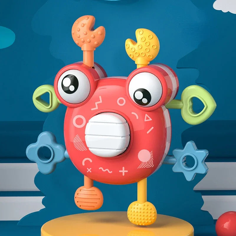 Crab Pull Toy™ – Grab & Pull Fun - Crab Sensory Biting Toys