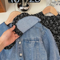 Thumbnail for Enchanted Blossom™ - Denim jacket combined with dress
