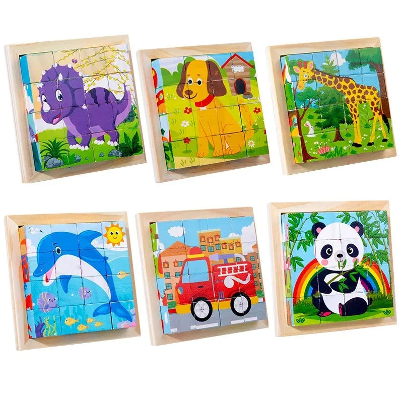 CubePuzzle – Fun & Educational - 3D Wooden Blocks Puzzle