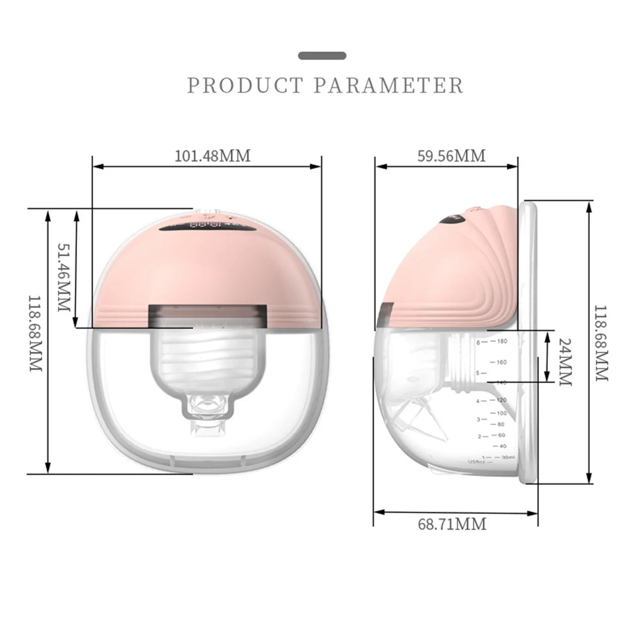 MammaEase – Silent & Safe - Handsfree breast pump