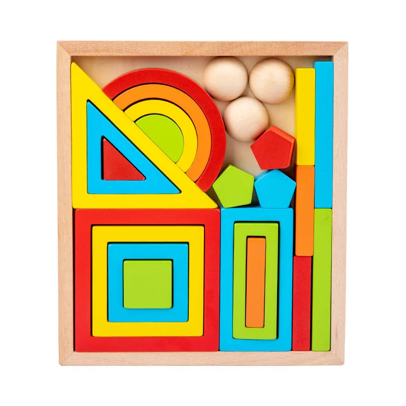 Woods™ - Colorful Explorations - Rainbow Stacking Toys