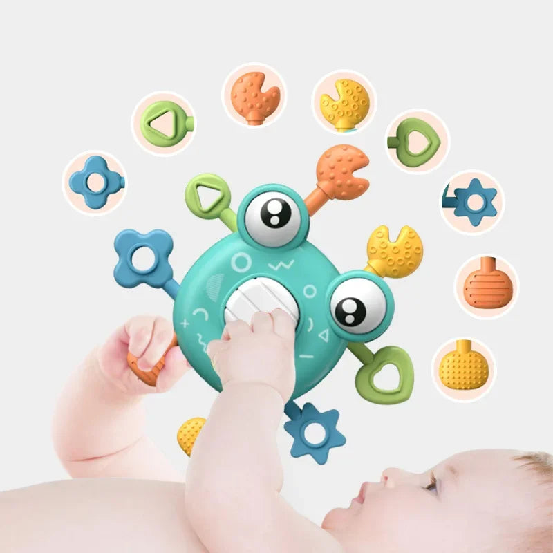 Crab Pull Toy™ – Grab & Pull Fun - Crab Sensory Biting Toys