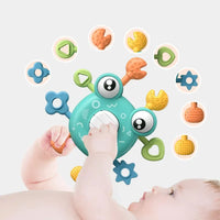 Thumbnail for Crab Pull Toy™ – Grab & Pull Fun - Crab Sensory Biting Toys