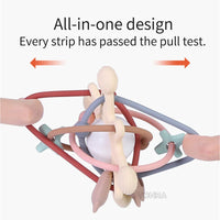 Thumbnail for Sensory Rattle Ball™ – Soft Grab Fun - Baby Silicone Teething Toys