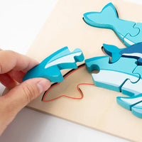 Thumbnail for Animal Puzzle™ – Explore & Learn - Cartoon Wooden Puzzle