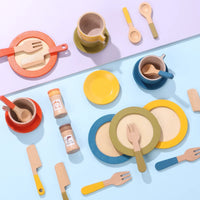 Thumbnail for Woods™ - Creative & Educational - Wooden Kitchen Play Set Child