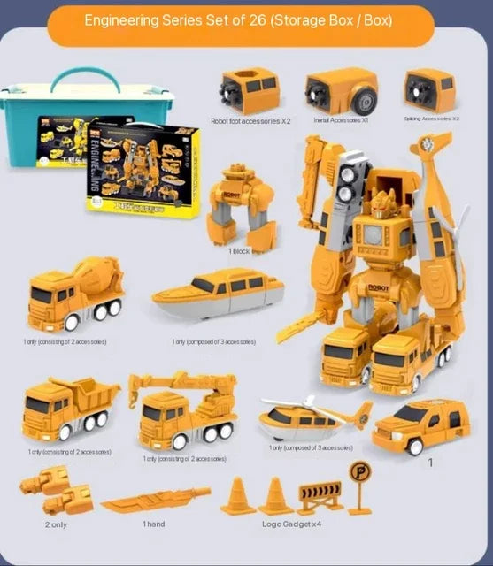 MagnaMixβ’ - From Truck to Transformer - Toy truck Transformer