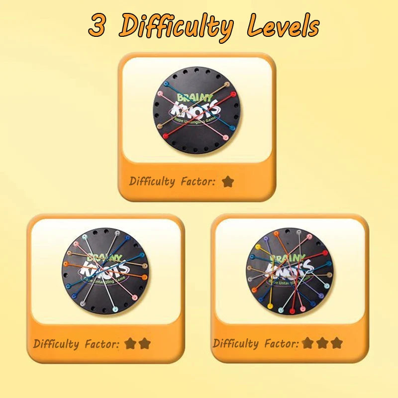 Brainy Knots™ - Twist and Knot - Strategy game