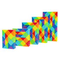 Thumbnail for Rainbow Twister™ - Fold and Play Slim - Snake Cube