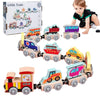 Tiny Express™ – Colors & Shapes - Wooden Train Toys