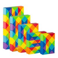 Thumbnail for Rainbow Twister™ - Fold and Play Slim - Snake Cube