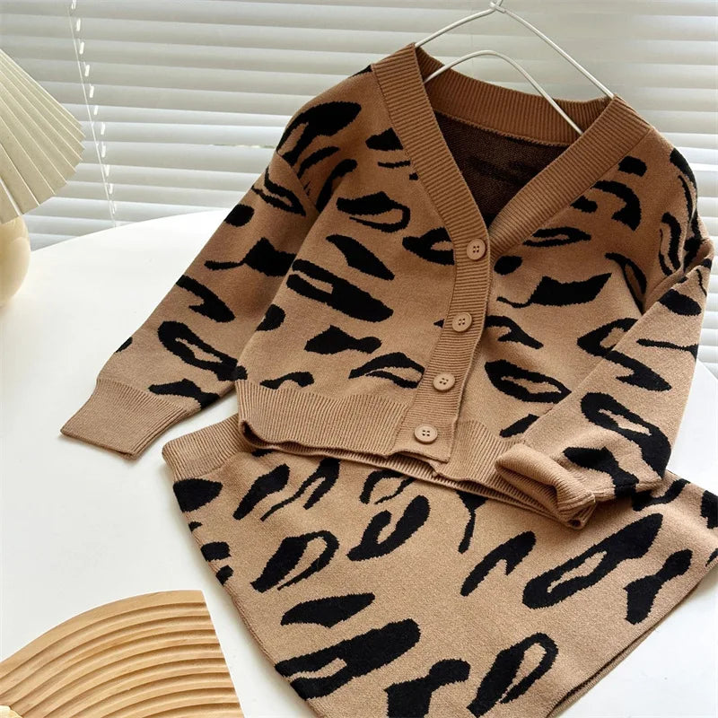 Mini Fashion™ - Warm & Stylish - Cute Spring Children's Set