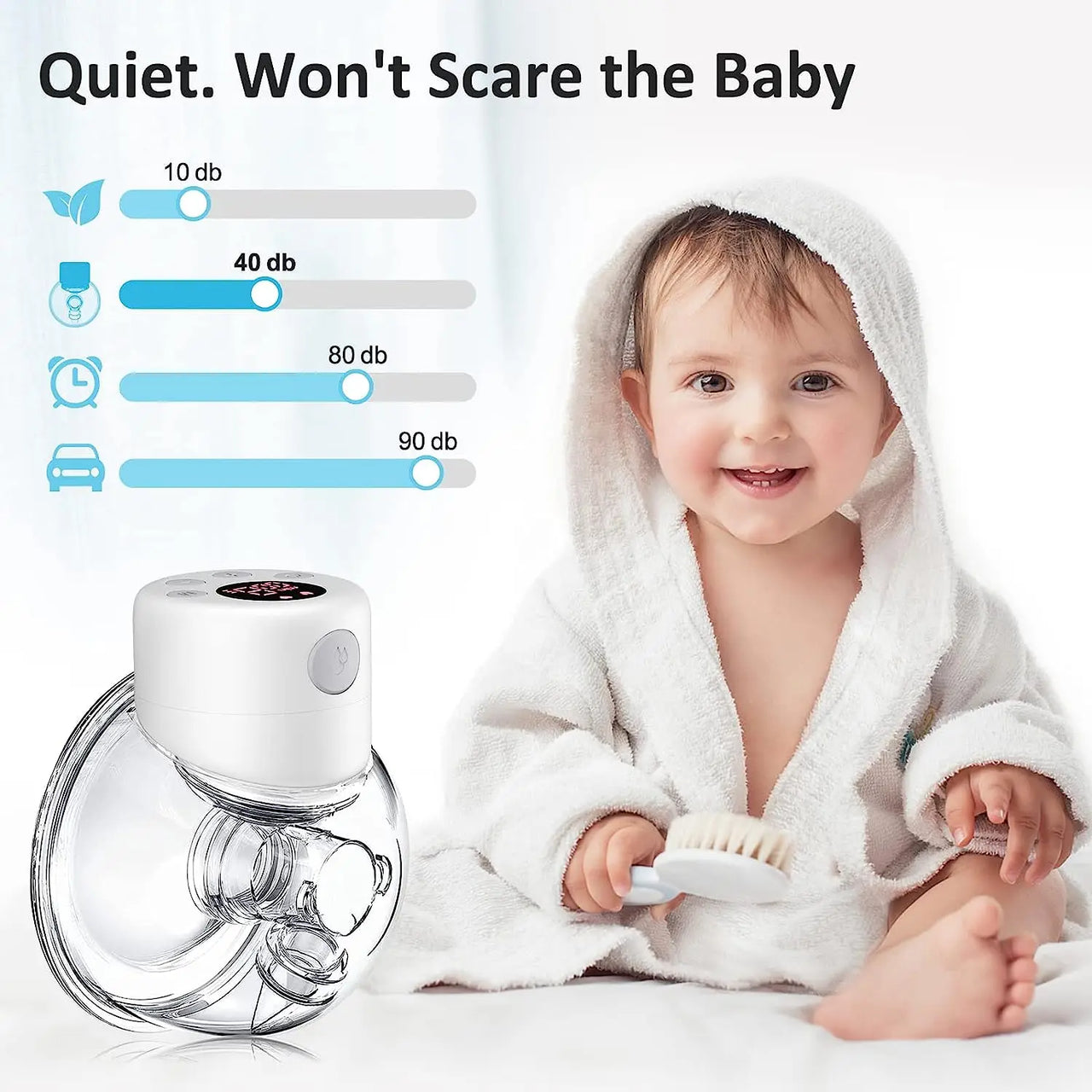 MammaFlow – Wireless & Discreet - Hands-free Electric Breast Pump