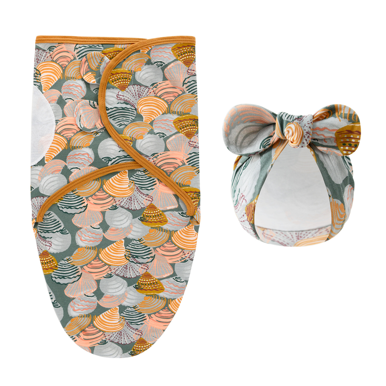 DreamNest – Peace & Comfort – Luxury Swaddle Blanket with Hat