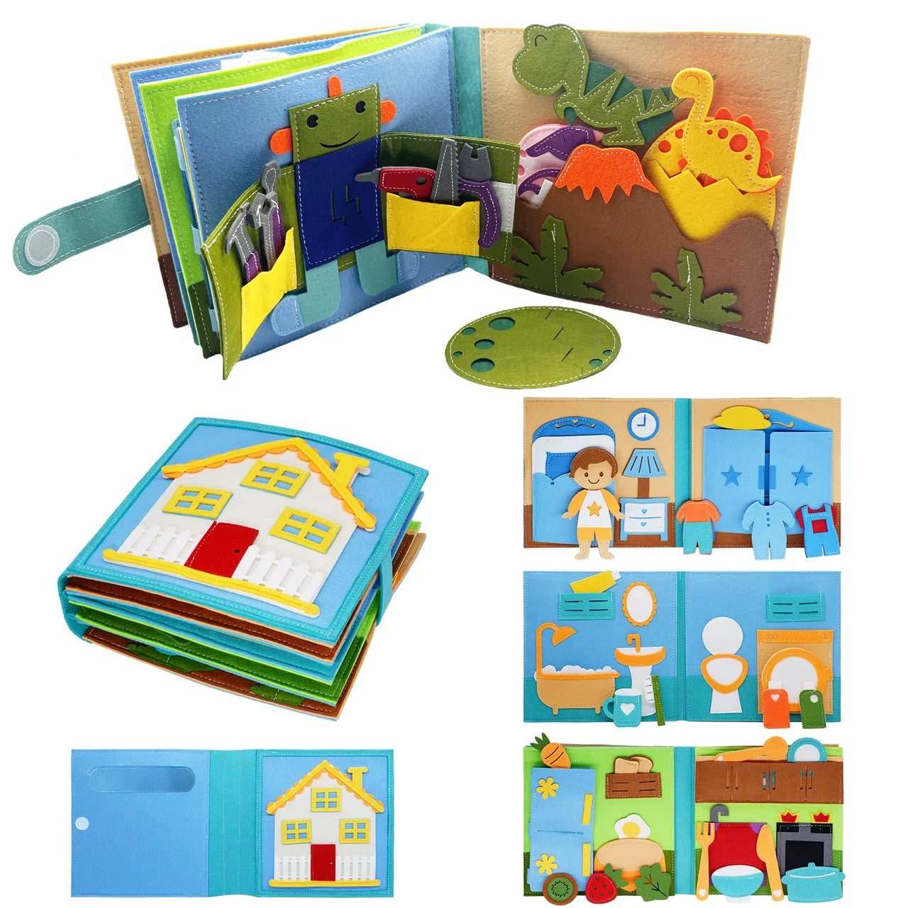 Life Skills Book – Play & Learn - Activity Book Toddler
