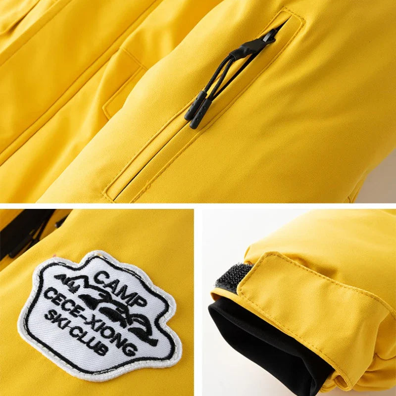 GlacierFit – Breathable & Protective Waterproof – Ski Suit with Fleece Lining