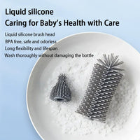 Thumbnail for Bottle Cleaning Kitβ’ - Handy on the go - Baby bottle brush & cleaner
