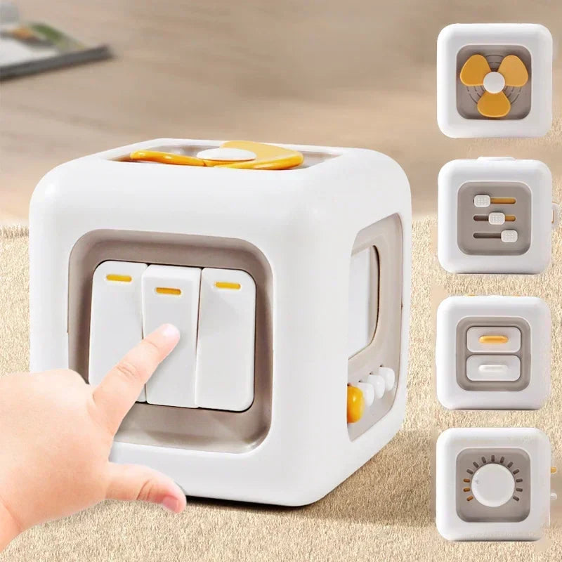Skill Box™ – Feeling & Humming - Sensory Cube Toy