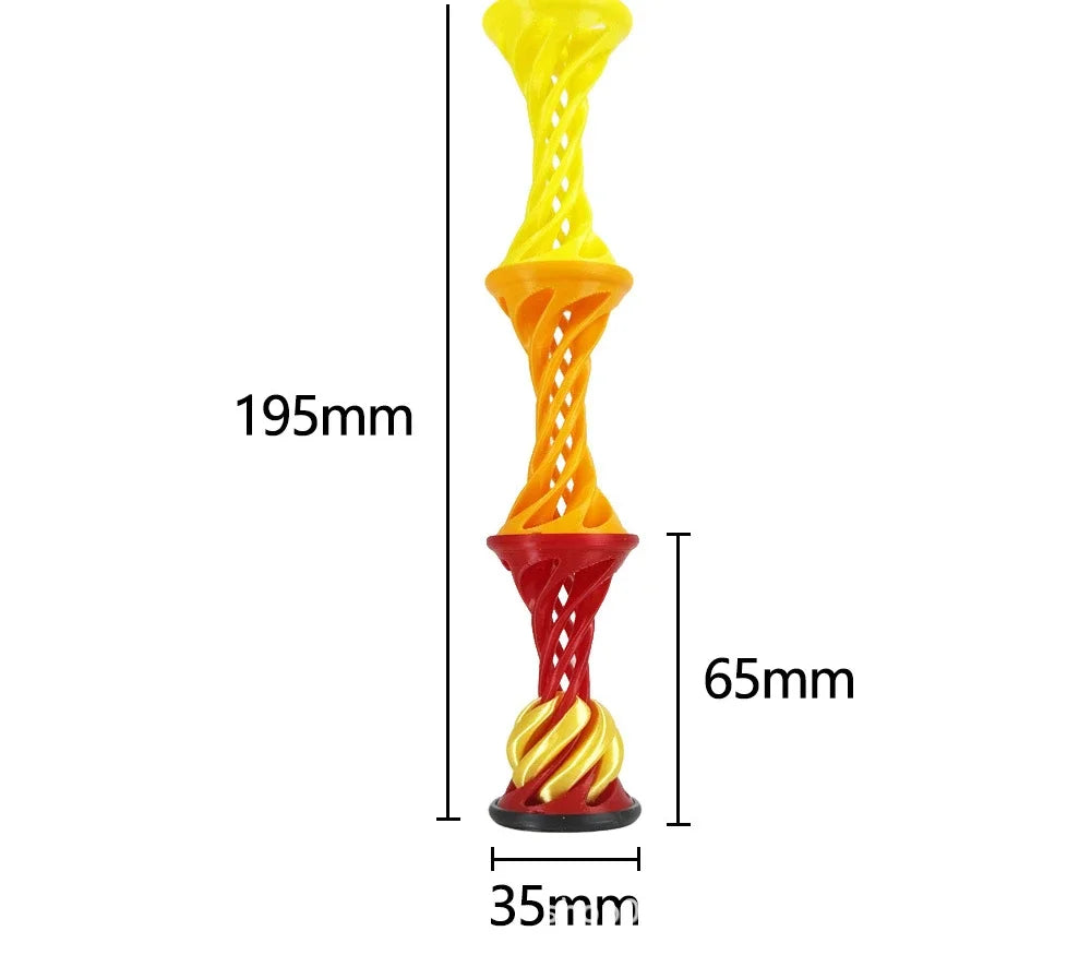 SpiraPop – Unique & Soothing - 3D Decompression Fidget Toy