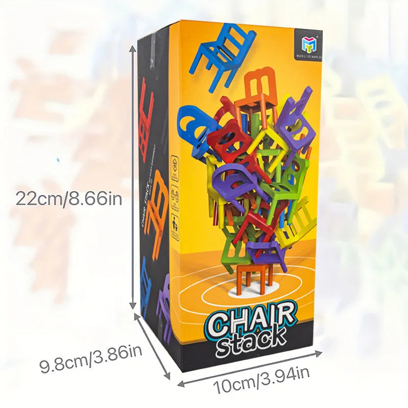 Chair Stack™ - Interactive & Stimulate Creativity - Stacking Chairs Game