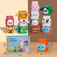 Thumbnail for StackAnimals – Fun & Educational – Animal Stacking Play Set