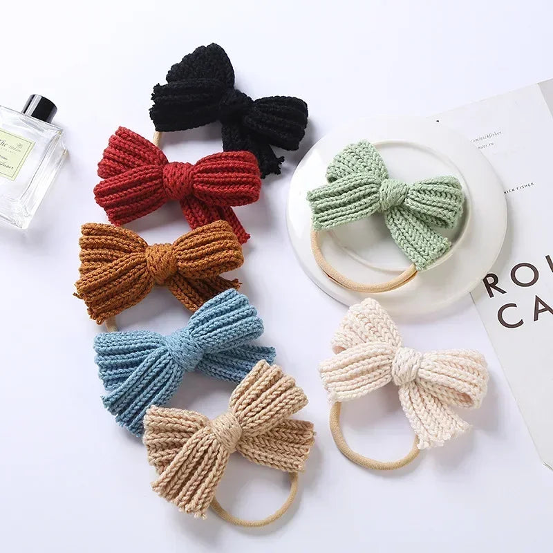 Mini Fashion™ - Bow Splendor - Knitted Hairband