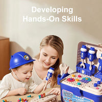 Thumbnail for Tool Master - Build & Play - Toolbox Play Set