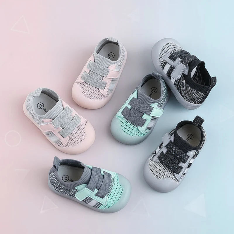 TinyRunner – Sporty & Breathable – Mesh Baby Shoes with Soft Soles