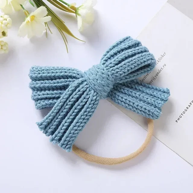 Mini Fashion™ - Bow Splendor - Knitted Hairband