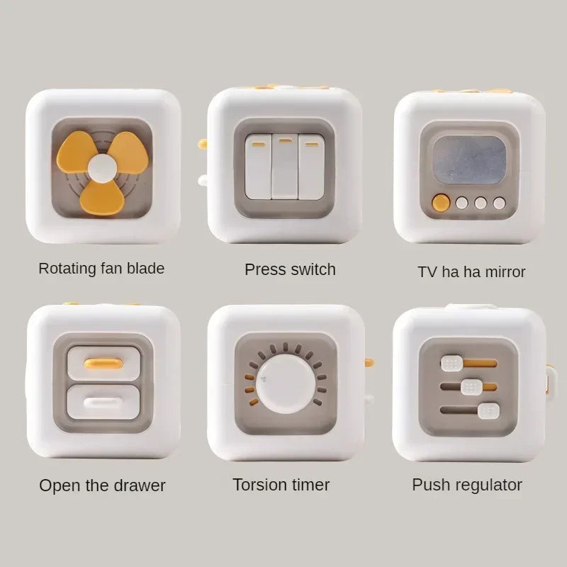Skill Box™ – Feeling & Humming - Sensory Cube Toy