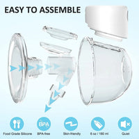 Thumbnail for MammaFlow – Wireless & Discreet - Hands-free Electric Breast Pump