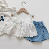 Thumbnail for Mini Fashion™ - Cute Girls Lace Set