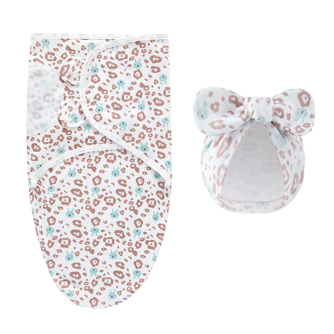 DreamNest – Peace & Comfort – Luxury Swaddle Blanket with Hat