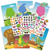 Thumbnail for Funny Faces™ – Animal Fun & Sticky Fun - Reusable Sticker Book