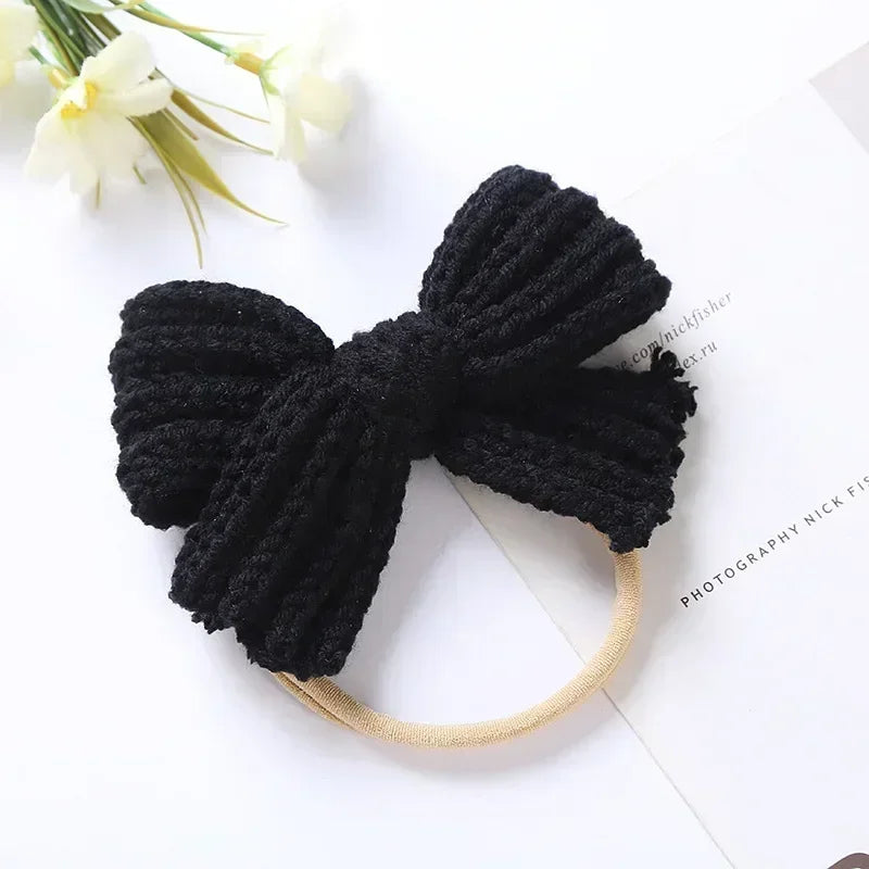 Mini Fashion™ - Bow Splendor - Knitted Hairband
