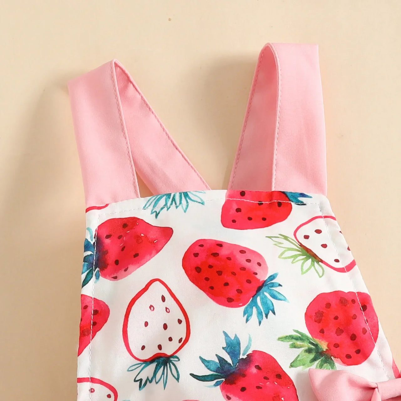 Mini Fashion™ - Cow or Strawberry - Girls Romper