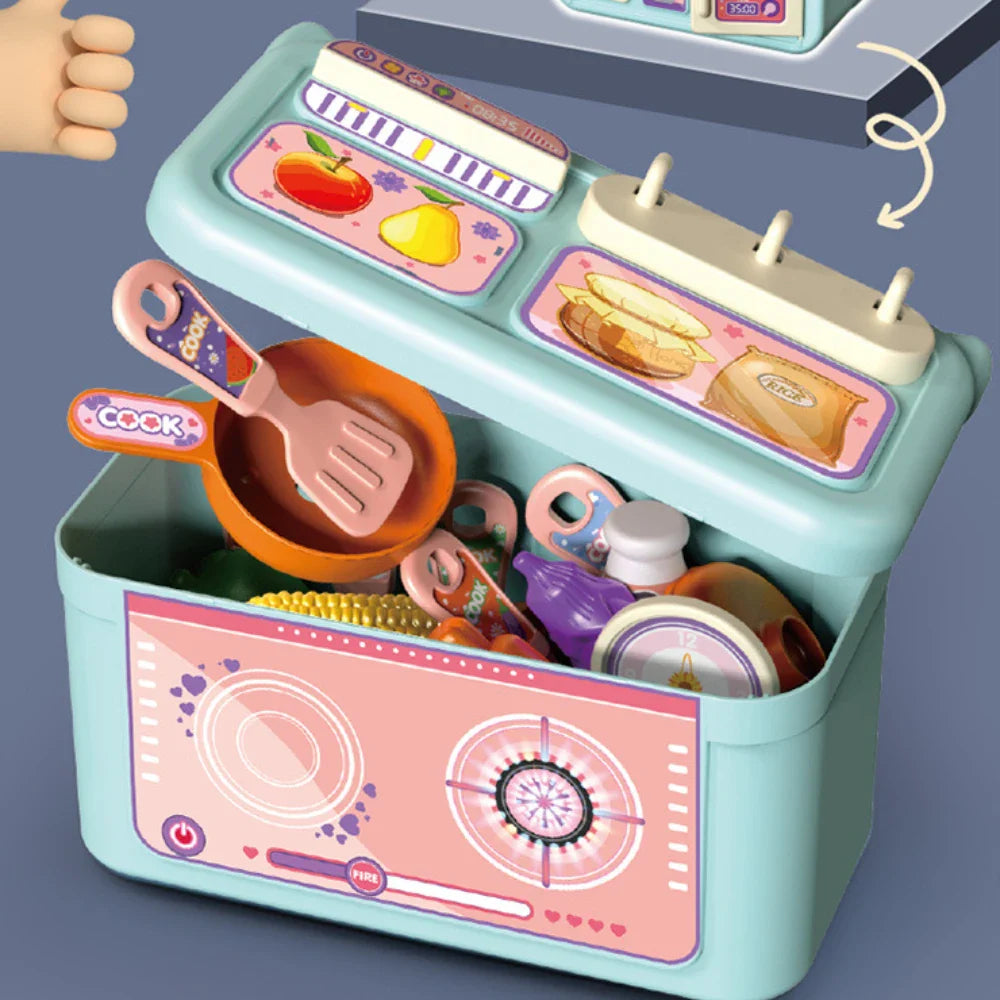 Little Kitchen Set™ - Encourage Creativity & Social Interaction - Little Kitchen Adventures Set