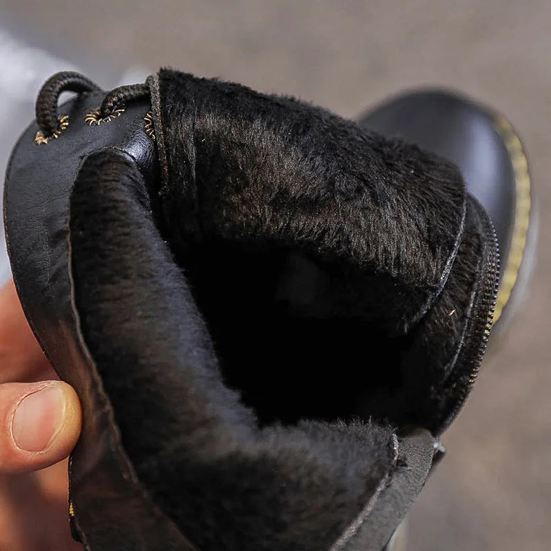 BlackLine – Strong & Comfortable – Lace-Up Combat Boots