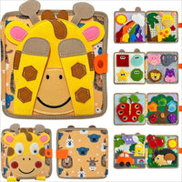 Thumbnail for Sensory Toddler Book™ – Feel & Discover - Felt Book Animals