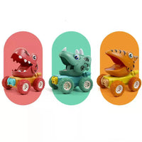 Thumbnail for Dino Monstertruck - Push & Go Dinosaur Race - Dino Auto's