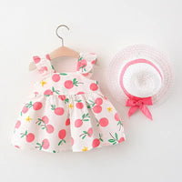 Thumbnail for Mini Fashion™ – Sweet & Summery - Fruit Dress (includes FREE straw hat)