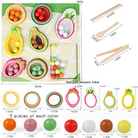 Thumbnail for Toddler Clips™ - Fruit & Shape Match - Sorting game