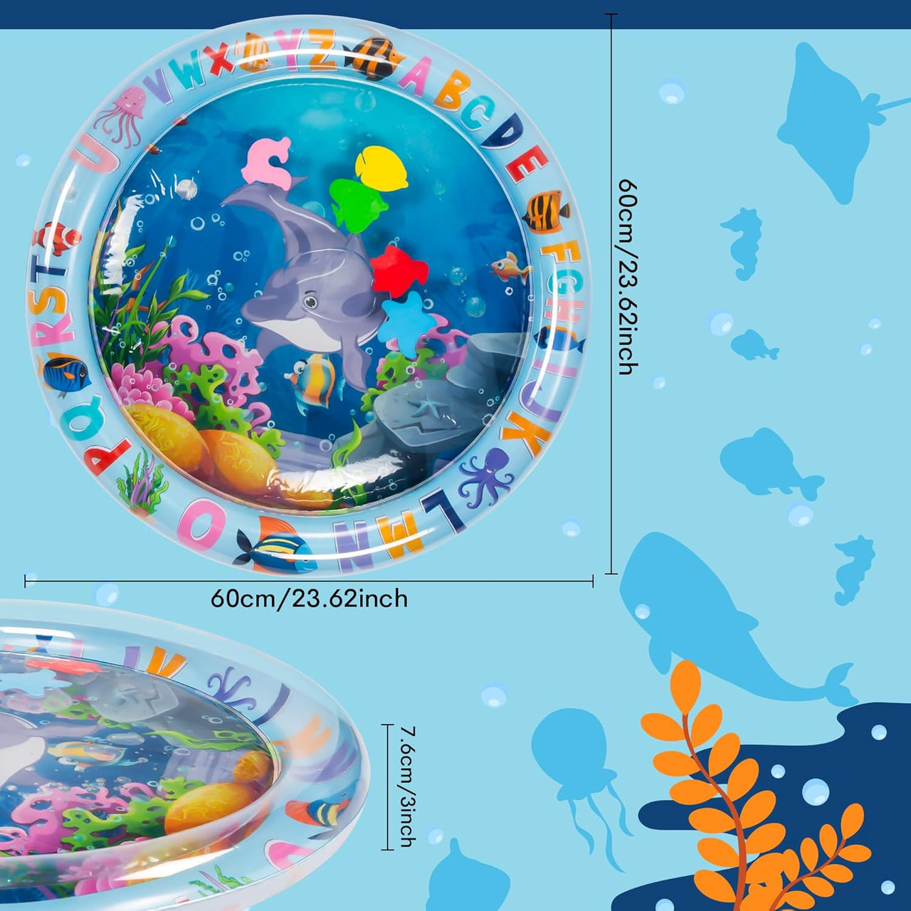 TinyWave – Cheerful & Developmental – Baby Sensory Water Mat