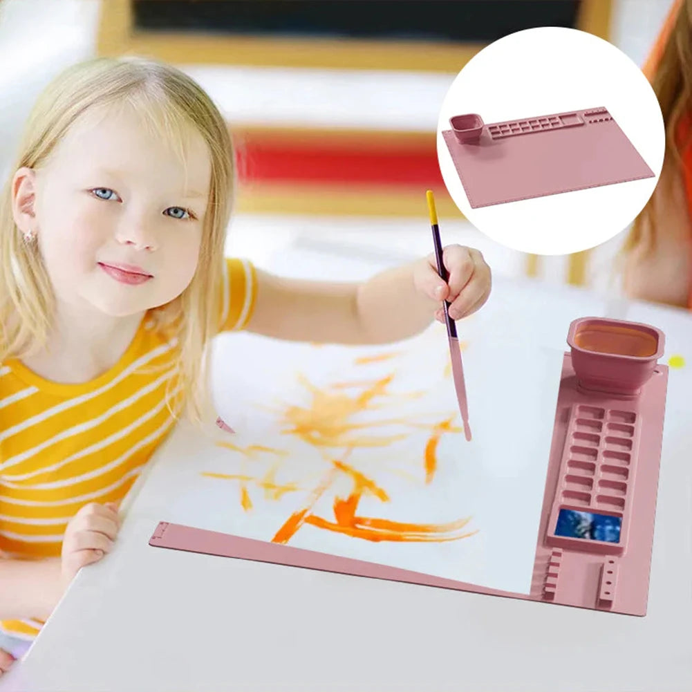 Canvas Matβ’ - Cleaning is a breeze - Paint Placemet