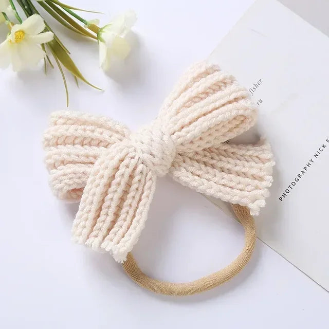 Mini Fashion™ - Bow Splendor - Knitted Hairband
