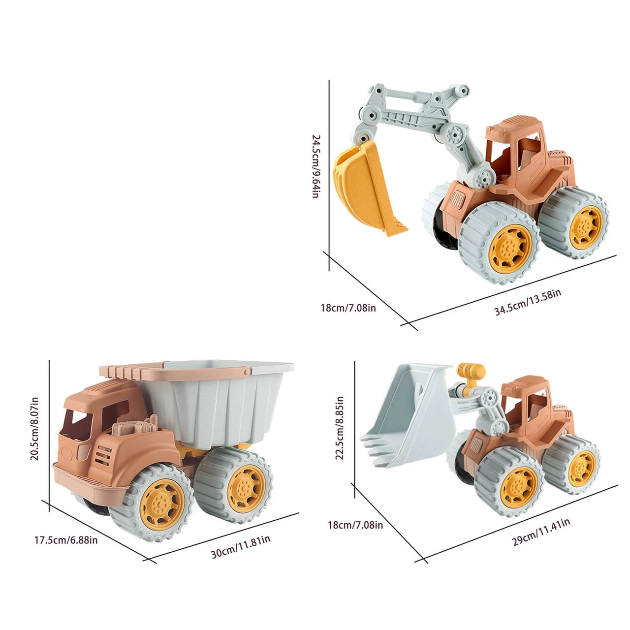 Sand Truck Set™ – Digging Fun Outdoor - Sandbox Trucks